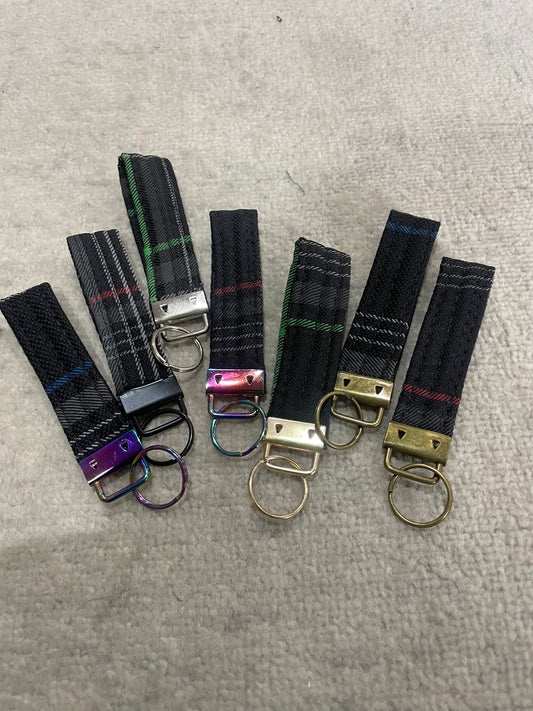 VW GTi tartan key rings camper bus split bay T4 T5 T6 gift