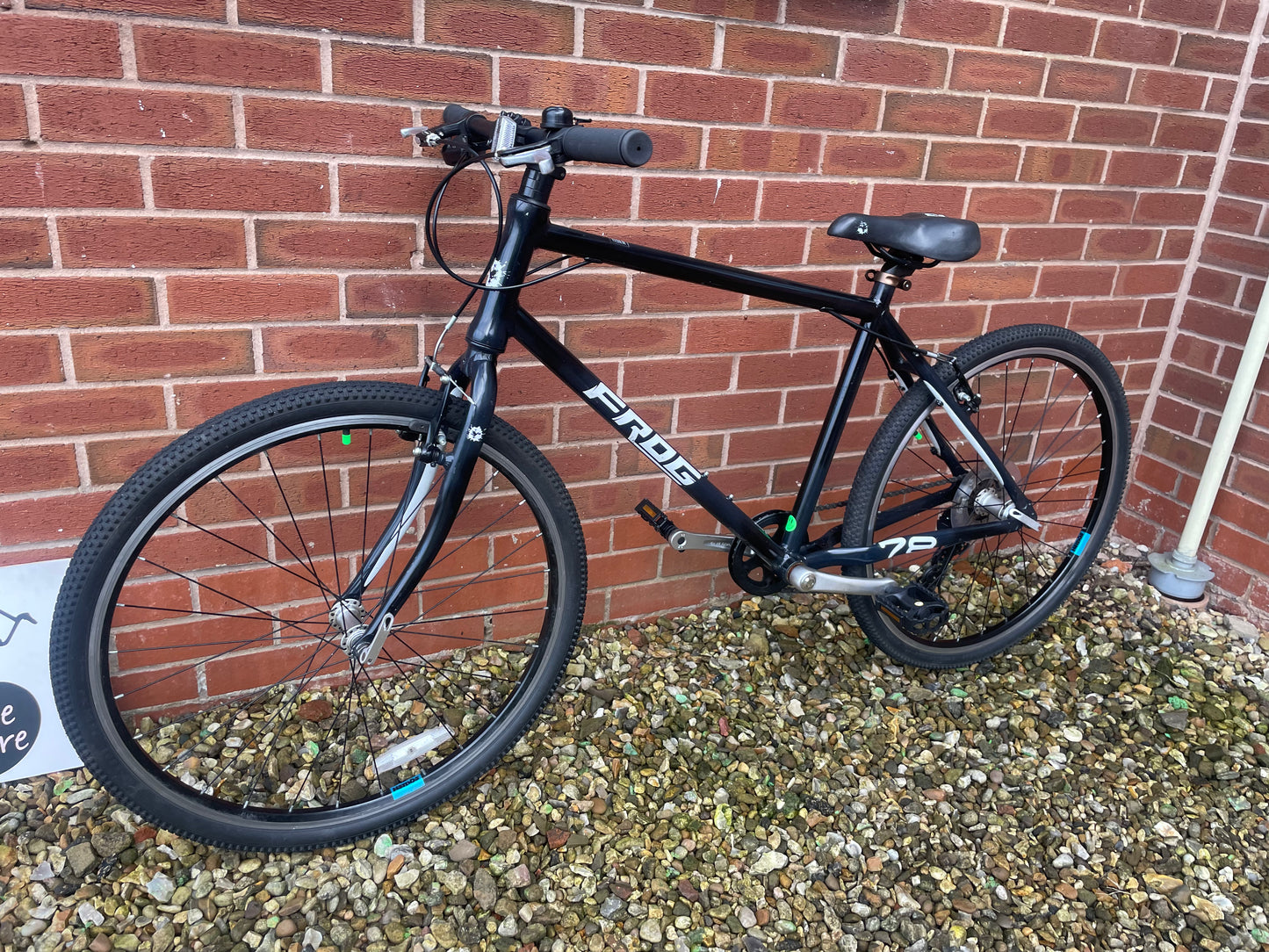 A Pre Loved Frog Bike For Sale, Black Frog 78, 26” wheels, V brakes, the biggest Frog, nationwide delivery is available.