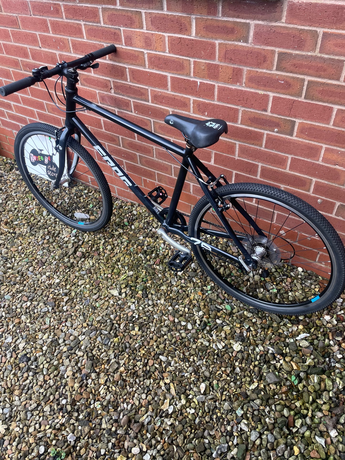 A Pre Loved Frog Bike For Sale, Black Frog 78, 26” wheels, V brakes, the biggest Frog, nationwide delivery is available.