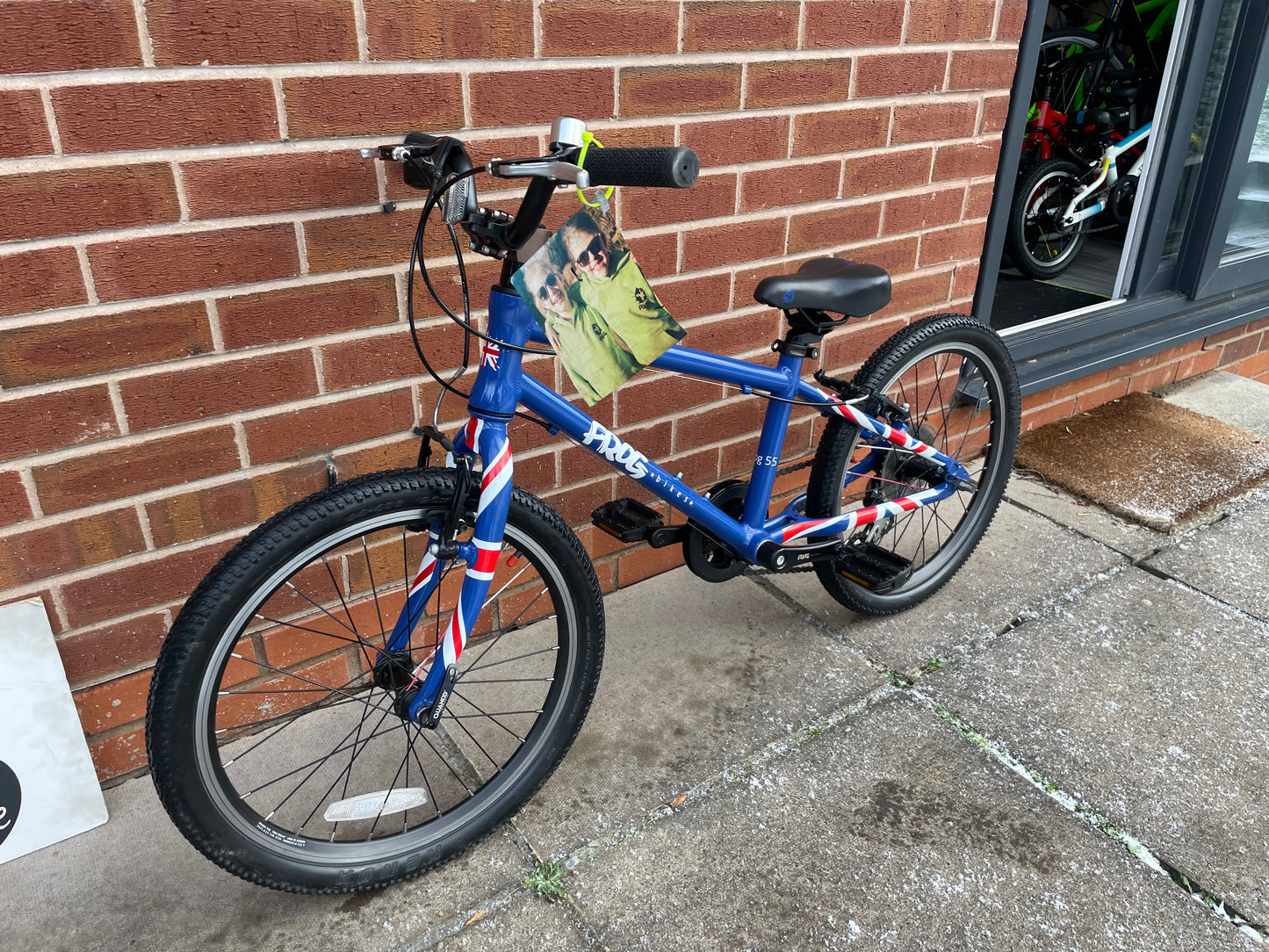 A Pre Loved Frog Bike For Sale, Blue Frog 55, 53 52, 20” wheels, 8 speed, V brakes, very lightweight, nationwide delivery is available.
