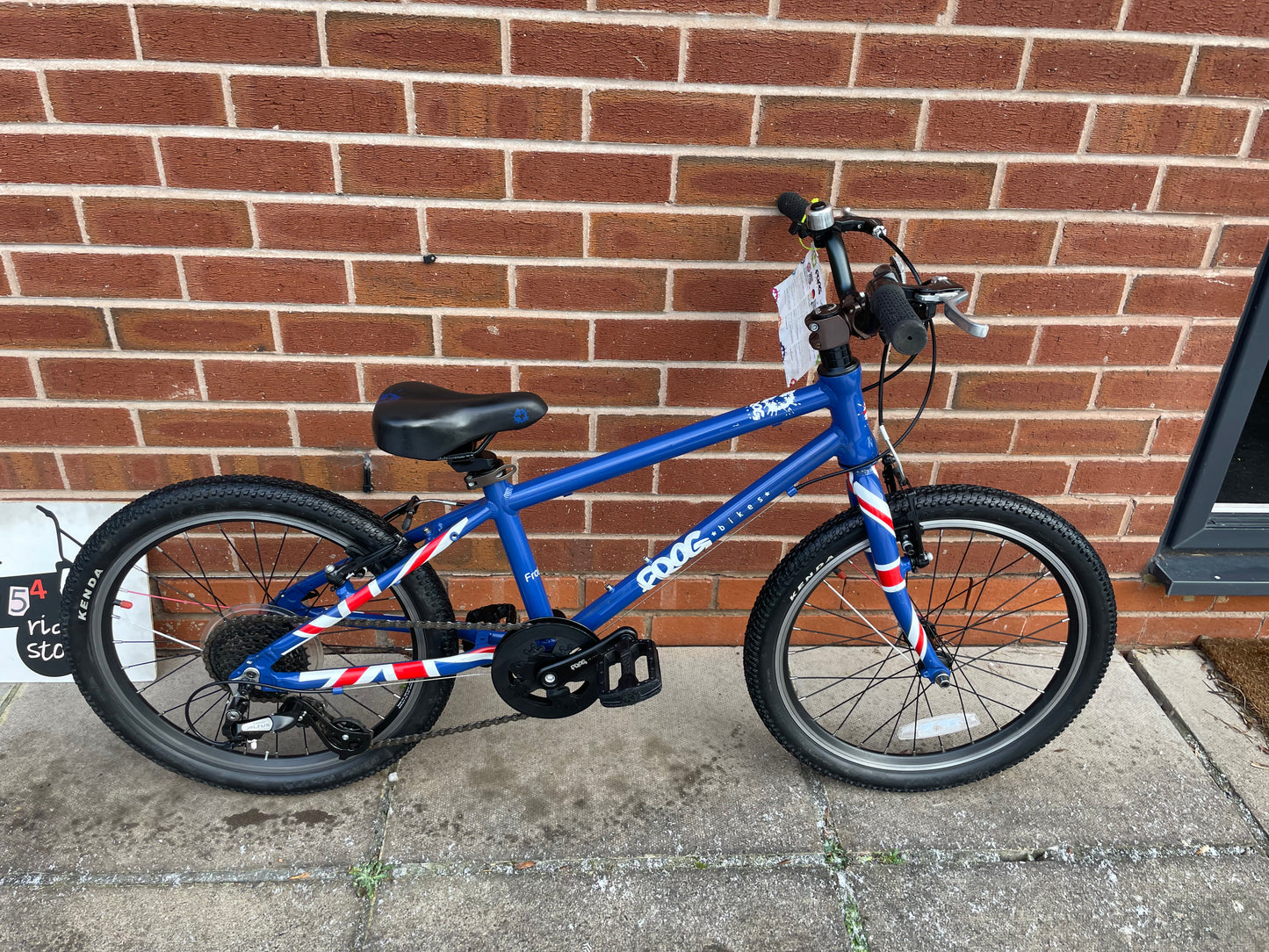 A Pre Loved Frog Bike For Sale, Blue Frog 55, 53 52, 20” wheels, 8 speed, V brakes, very lightweight, nationwide delivery is available.