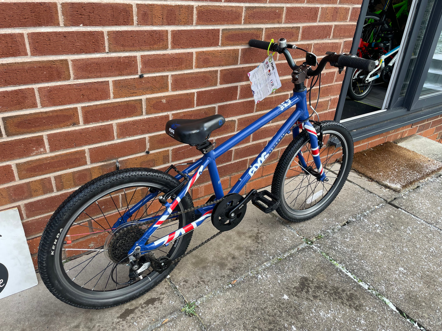 A Pre Loved Frog Bike For Sale, Blue Frog 55, 53 52, 20” wheels, 8 speed, V brakes, very lightweight, nationwide delivery is available.