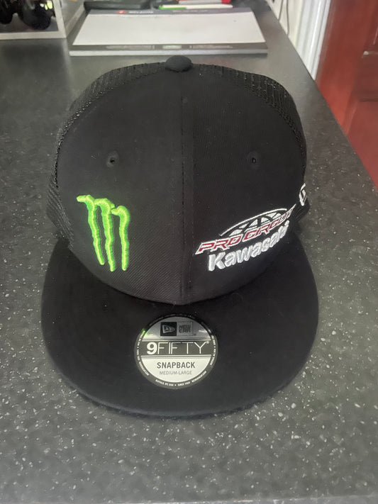 New Era Monster Energy Pro Circuit Kawasaki Race Team snap back cap L /XL