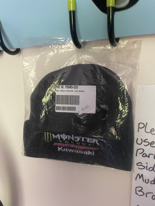 Pro Circuit Monster Energy Kawasaki Race Team Beanie Hat Wooly Hat.