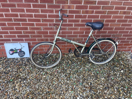 Used BSA Shopper project bike for sale 20” wheels, white wall tyres.